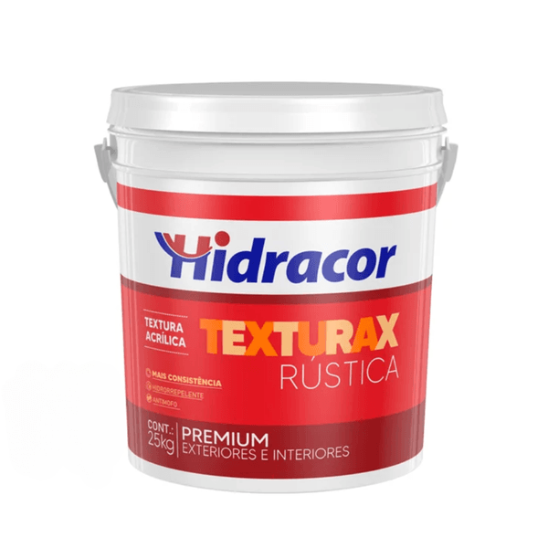 Textura Hidracor Acrílica Lisa Texturax Balde 25Kg 