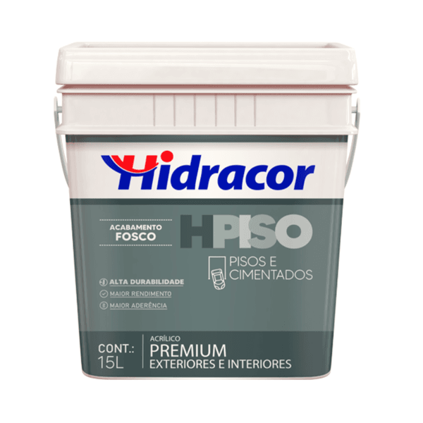 Tinta Acrílica Para Piso 15L Hidracor