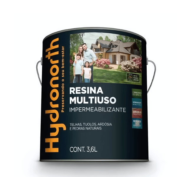 Resina Hydronorth Impermeabilizante Fosco Multiuso Incolor 3,6L