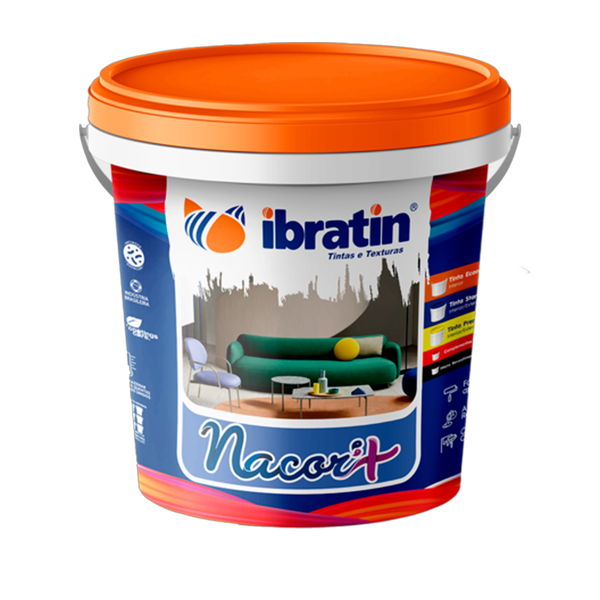 Tinta Ibratin Acrílico Fosco Nacor+ Econômica 15L