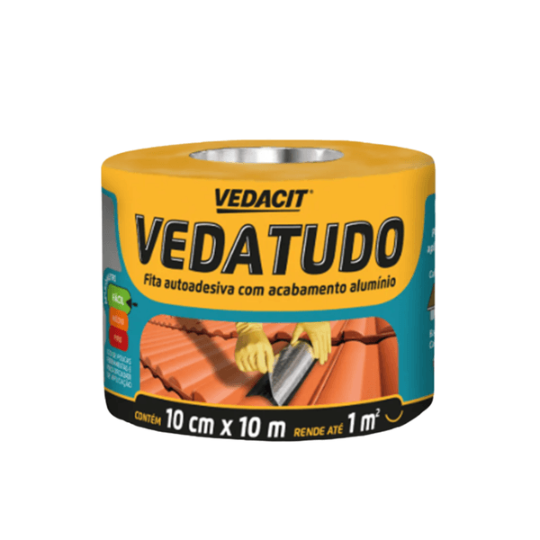 Fita Vedatudo Para Reparos 10cmx10m Un Vedacit