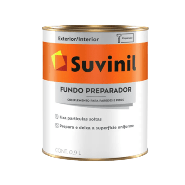 Fundo Suvinil Preparador de Parede Base Água 0,9L
