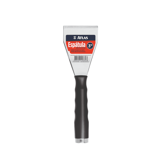 Espátula Aço Inox Angular 3" 7,5cm AT6165/3 Un Atlas