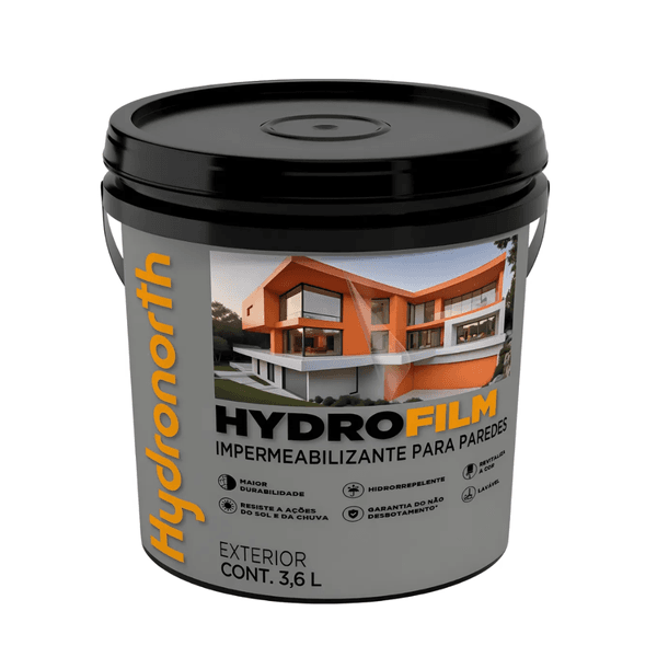 Resina Hydronorth Hydrofilm Impermeabilizante Parede Incolor 3,6L