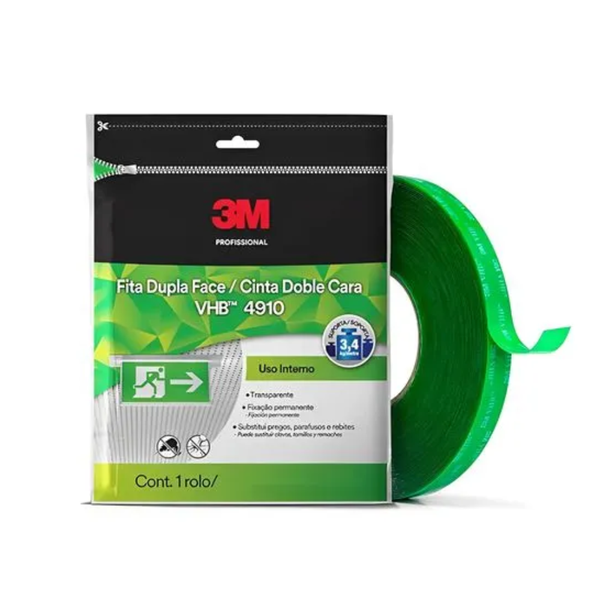 Fita Dupla Face de Espuma 25mmx20mm Un 3M