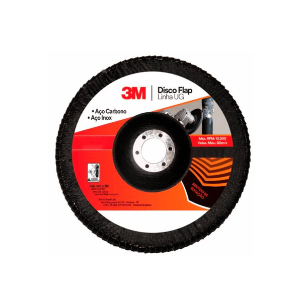Disco Flap Uso Geral 115mm Un 3M