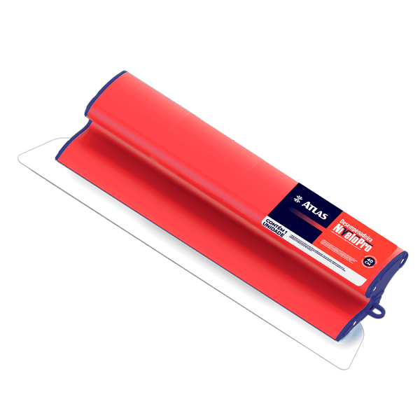 Desempenadeira Plastica (Berox) Nivelo Pro 40CM C/ Lamina Aço AT933/40 UN Atlas