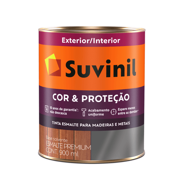 Esmalte Suvinil Fosco Cor e Proteção Premium 0,9L