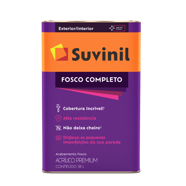 Tinta Suvinil Acrílico Fosco Completo Premium 18L
