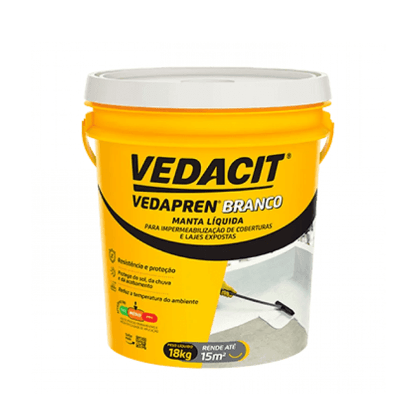 Manta Líquida Vedapren Branco 18Kg Vedacit