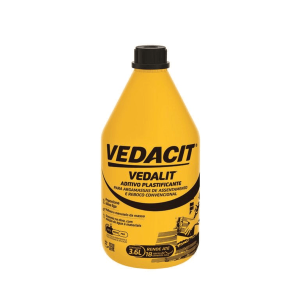 Vedalit Aditivo Plastificante Concentrado 3,6L Vedacit