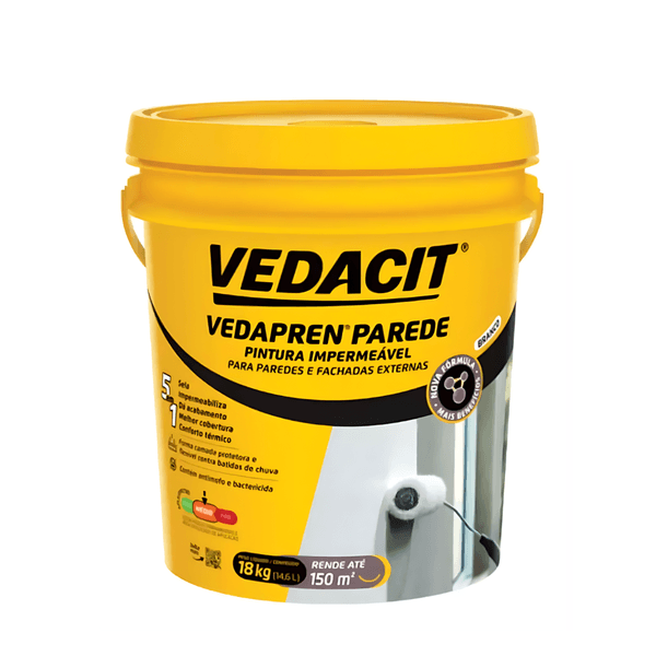 Vedapren Parede Pintura Impermeável 18Kg Vedacit