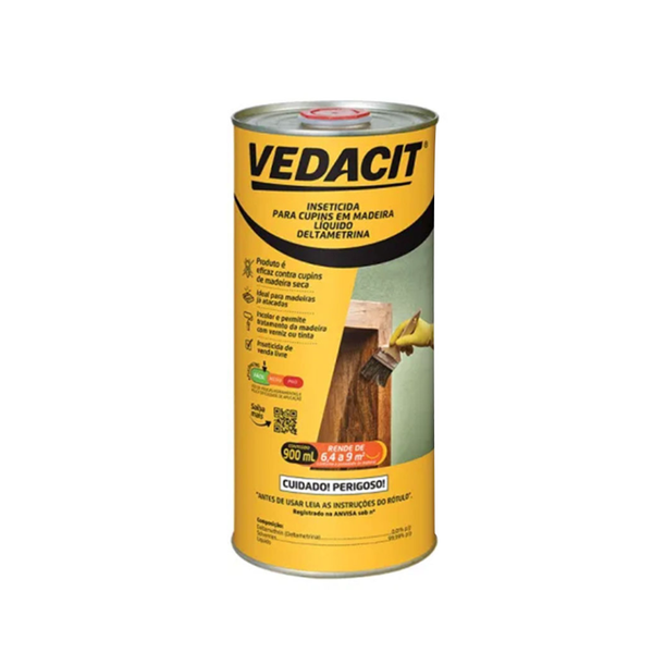 Inseticida Para Cupins em Madeira 0,9L Vedacit