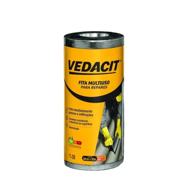 Fita Multiuso Para Reparos 30cmx10m Vedacit