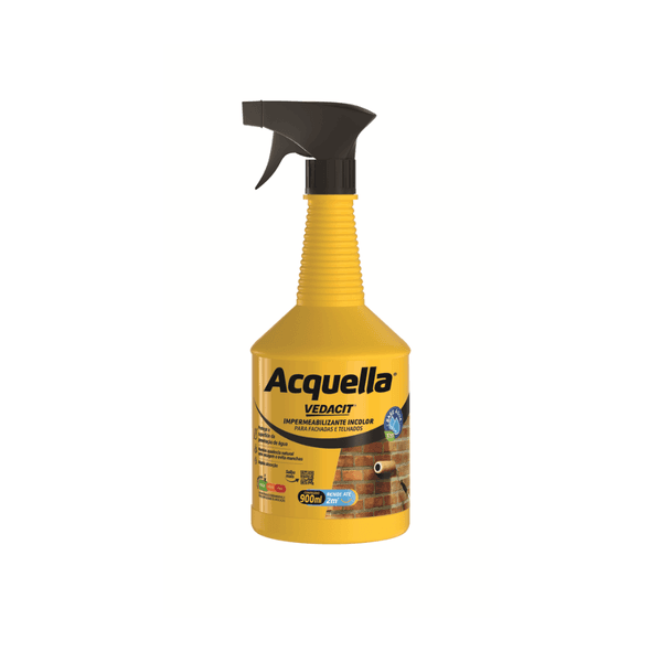 Acquella Base Água Impermeabilizante Incolor Spray 0,9L Vedacit 