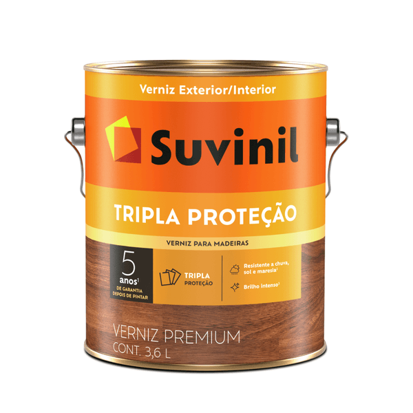 Verniz Suvinil Fosco Tripla Proteção Natural 3,6L