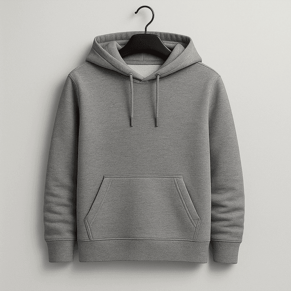 Moletom Canguru Cinza