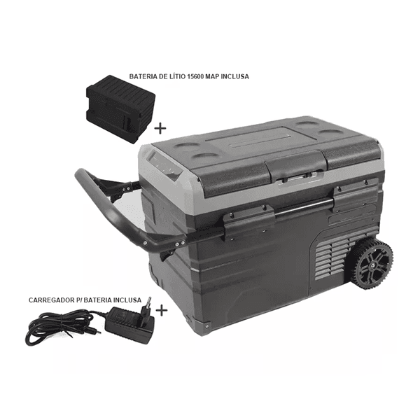 Geladeira Portátil Alpicool 35lts Dual zone Quadrivolt 12/24V - 110/220W - TD35