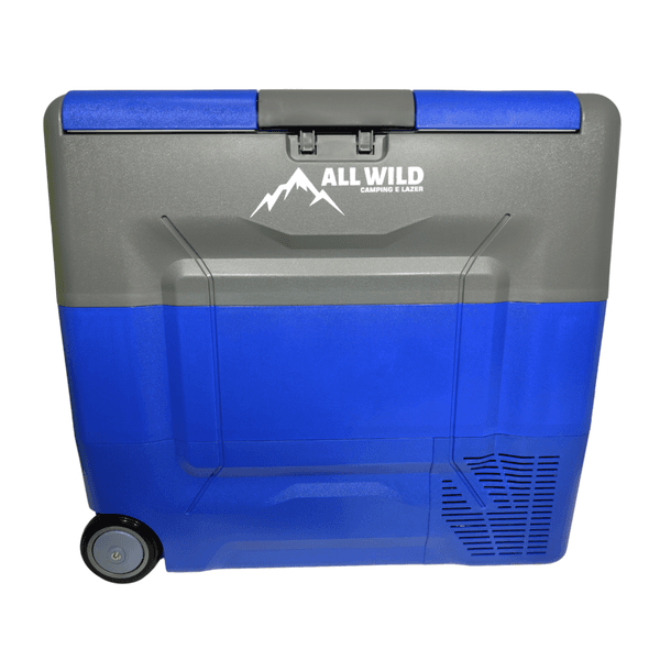 Geladeira Portátil Azul All Wild SLA 55 lts Semi Dual-zone Quadrivolt 110/220 - 12/24v 