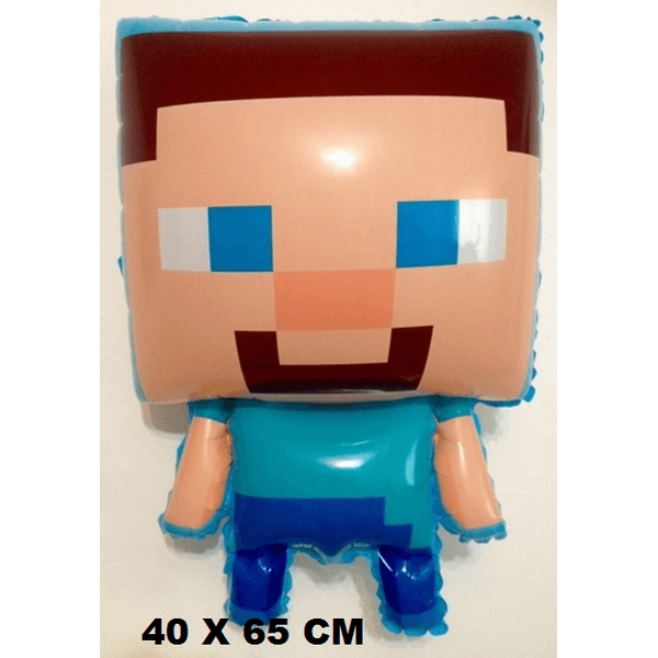 Balão Personagem Minecraft 3D