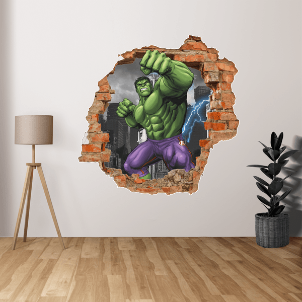 Adesivo Buraco Hulk