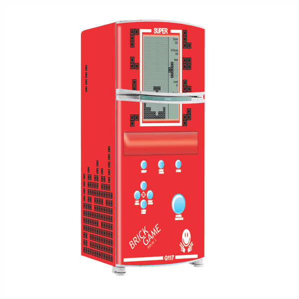 Envelopamento Geladeira Mini Game