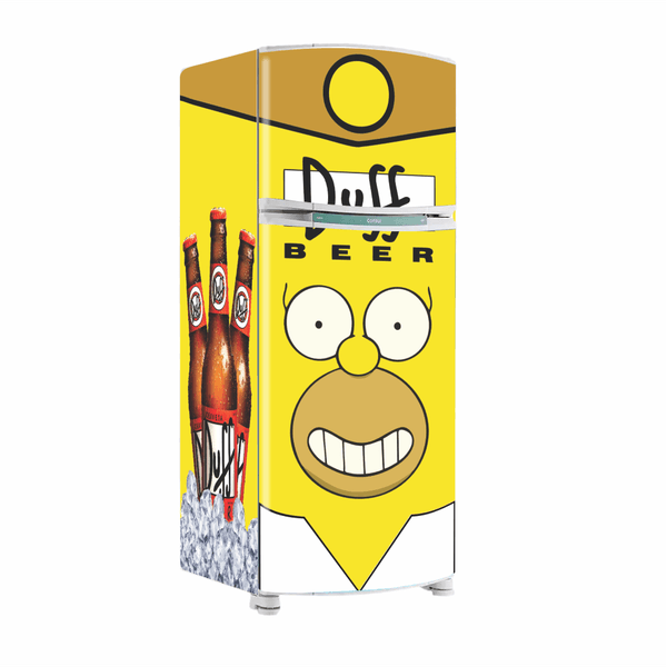 Envelopamento Geladeira Homer Simpson