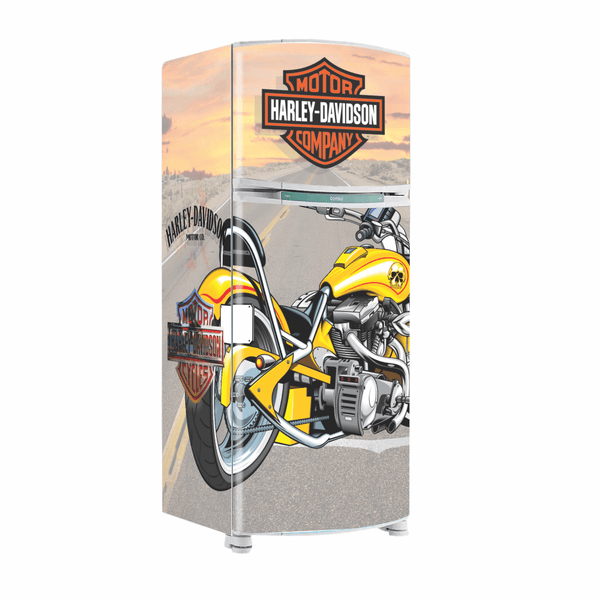 Envelopamento Geladeira Harley Davidson Moto