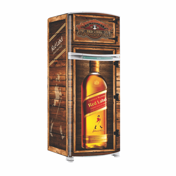 Envelopamento Geladeira Red Label