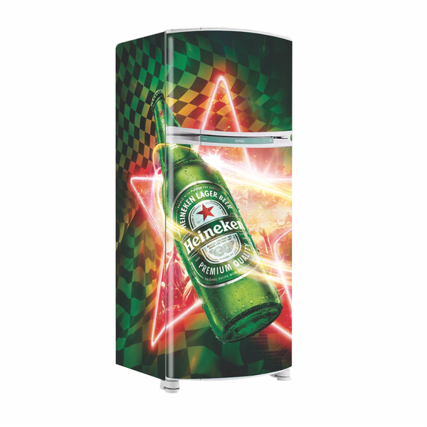 Envelopamento Geladeira Heineken