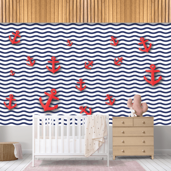 Papel de Parede Infantil Ancora