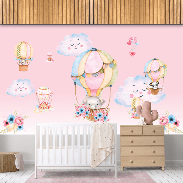 Papel de Parede Infantil Balões do Coala