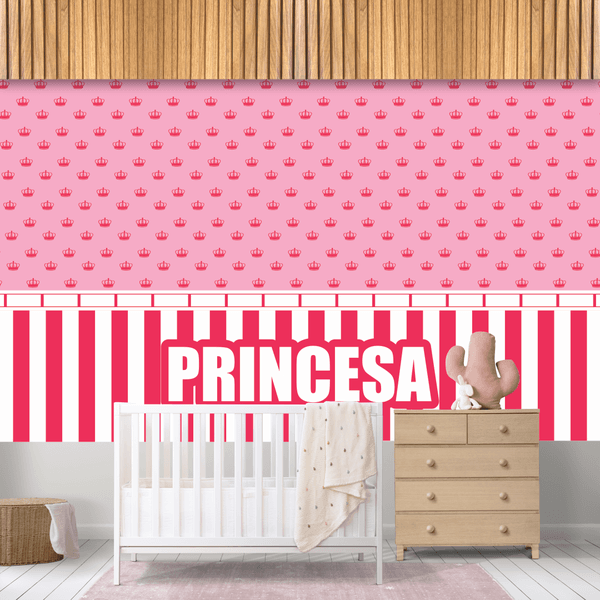 Papel de Parede Infantil Estilo Real Personalizado