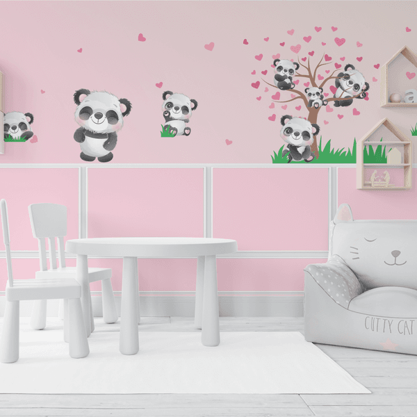 Papel de Parede Menina Pandinha