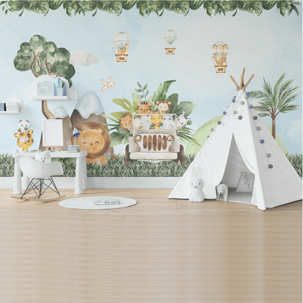 Papel de Parede Menino, Exploradores da Savana