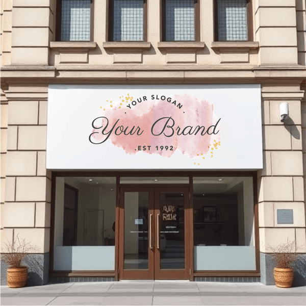 Placa de Manicure Pedicure Fachada ACM