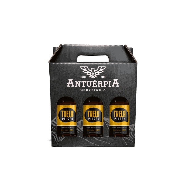 Kit Antuérpia - Trela 600ml (3 unidades)