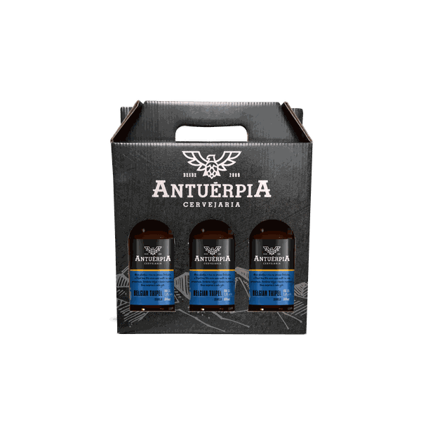 Kit Antuérpia - Belgian Tripel 600ml (3 unidades)