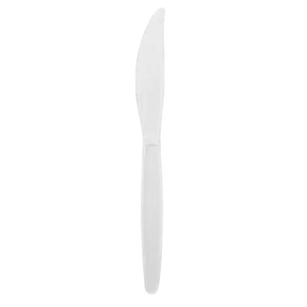 Faca master branca 18 cm - 25 unidades