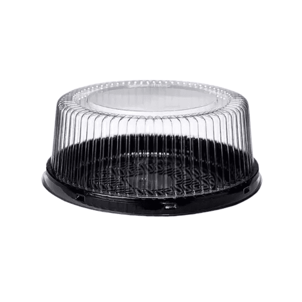 Embalagem Plástica para Bolos e Tortas G 32 MB PRETA - 100 unidades