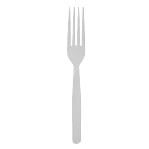 Garfo Master Branco 18 cm - 25 unidades