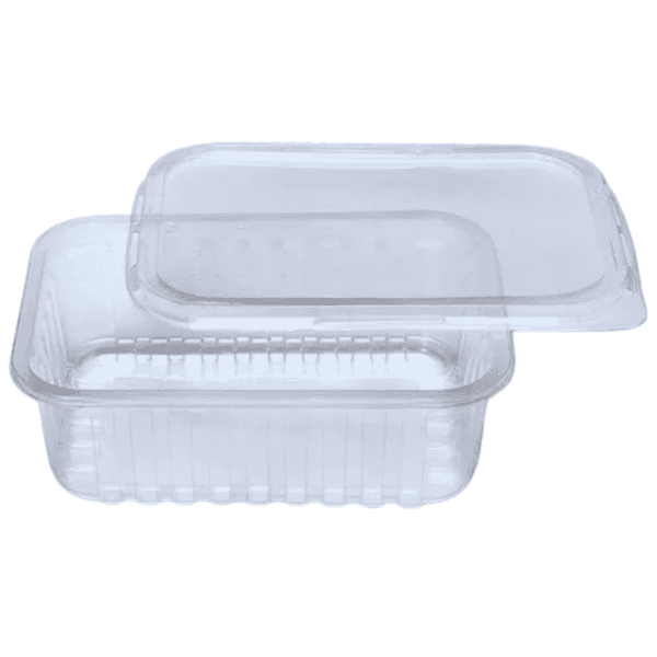 Pote Retangular com Tampa 500ml