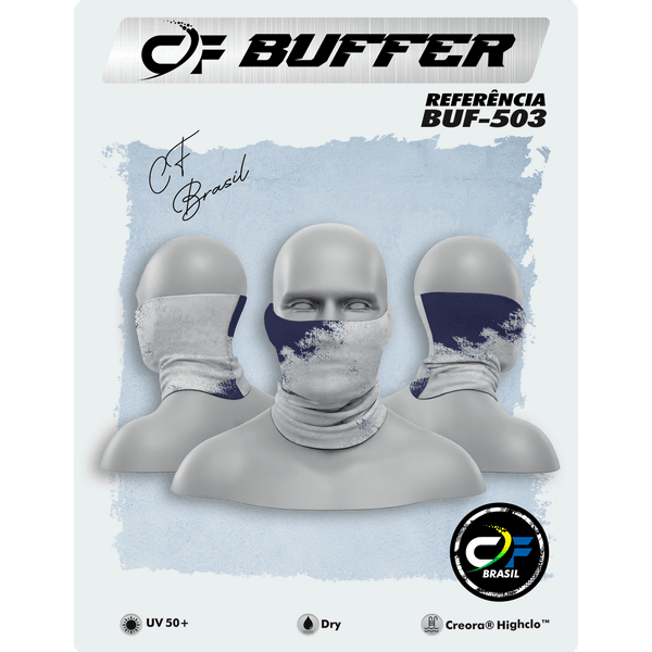 BUFFER C.F BRASIL ESTAMPADO IMPACTO AZUL