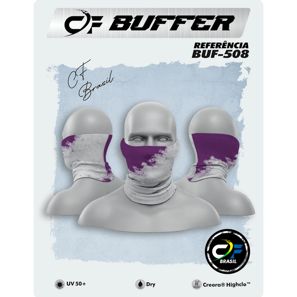 BUFFER C.F BRASIL ESTAMPADO IMPACTO ROXO FEMININO