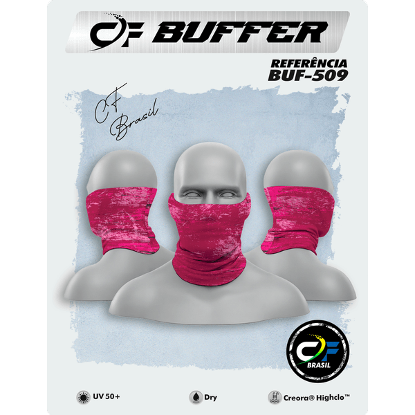 BUFFER C.F BRASIL ESTAMPADO FUCSIA DA PATRIA PINK FEMININO