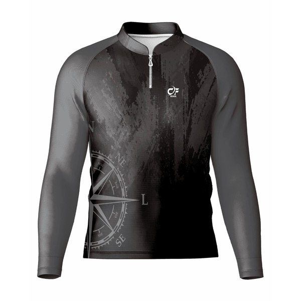 CAMISA DE PESCA LINHA EXTREME PRÓ CAMUFLADO CINZA UNISSEX TRADICIONAL