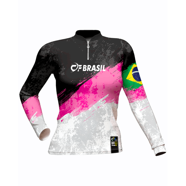 CAMISA DE PESCA LINHA EXTREME PRÓ ROSA DE AÇO FEMININA
