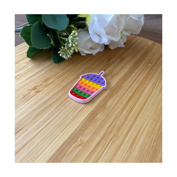 Aplique Emborrachado Sundae Pop It 4cm - 10 Unidades