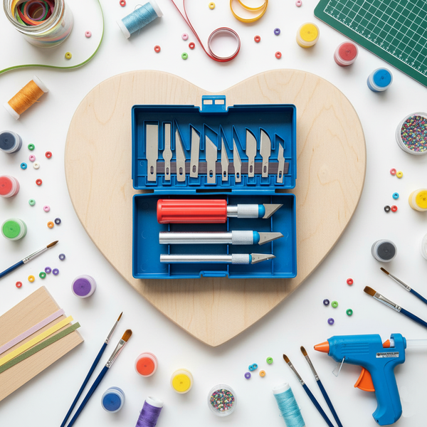 Kit Estilete de Precisão Profissional 13 Peças (15cm) - BOX KNIFE SET