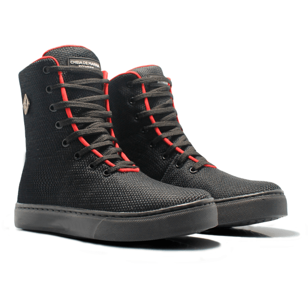 Bota de Treino Cheia de Marra Strike Preto com Ver... - CHEIA DE MARRA 